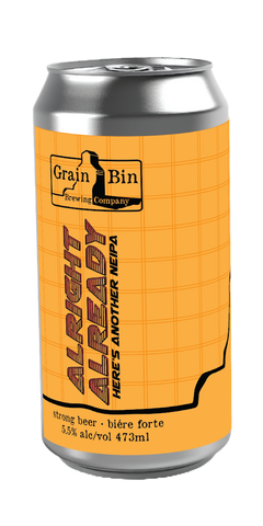 Alright Already NEIPA official product artwork